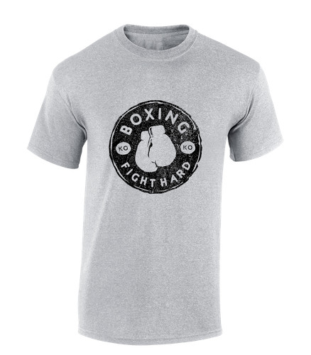 Boxing fight hard - mens, shirt