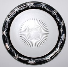 Art Nouveau Glass Charger