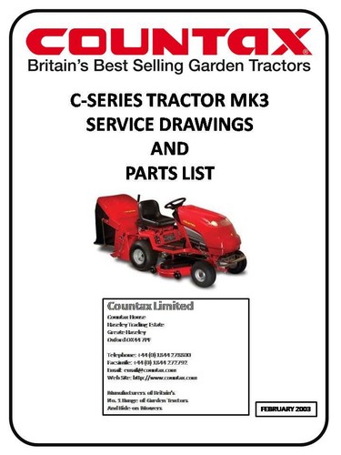 Countax ride mower - mower, c