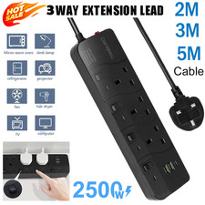 2/3/5m Surge Protected Mains