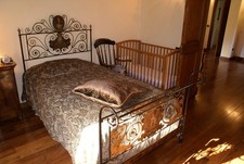Antique Italian Cast iron Bed