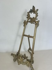Vintage Brass Easel : Plate