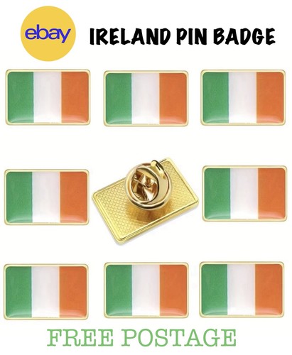 Ireland flag pin badge - flag, |