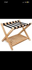 Luggage Rack, Foldable Bamboo