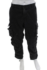 Zara Mens Cargo Cropped Pants