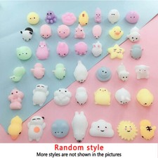 50x Cute Animal Squishies Kawaii Mochi Squeeze Stretch Stress Squishy Toy LOT