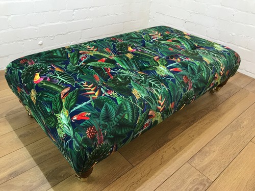 Custom footstool bed end - custom, -bed