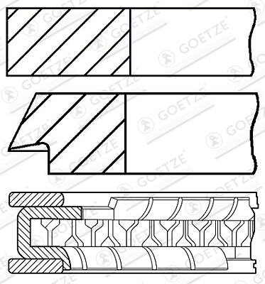 Goetze engine 522700 - engine, 08-522700-00