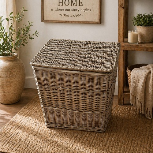 Vintage wicker laundry - wicker,