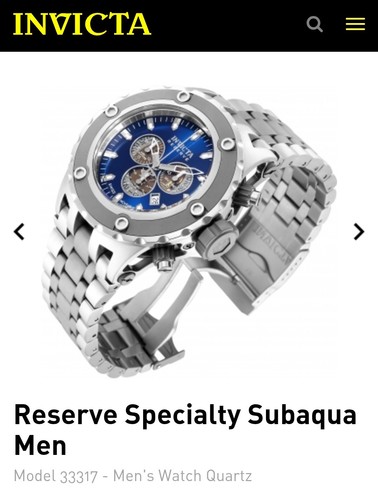 Invicta subaqua speciality - subaqua,