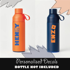 Personalised R-Blox Name Sticker | Back to school water bottle Label only