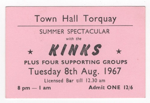 The kinks 67 torquay - the, 8/8/67