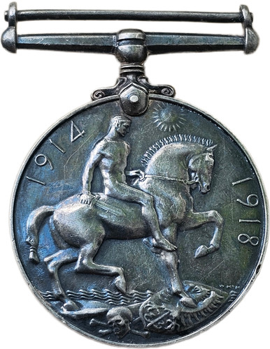 Wwi british service medal - service,