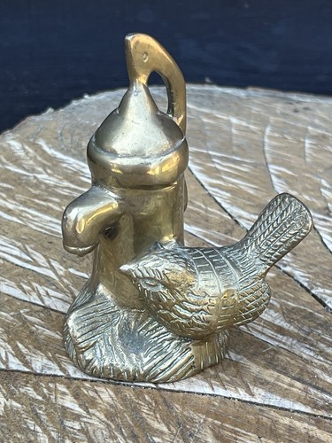 Lovely vintage solid brass - a,