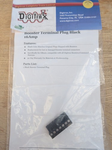 Booster terminal plug black - terminal,