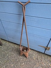 Vintage Metal Post digger tool