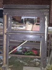 Matching Pair of Oak Fireplace