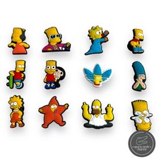 The Simpsons - Charms for Shoes Clogs Sandal - Bart Marge Homer Maggie TV