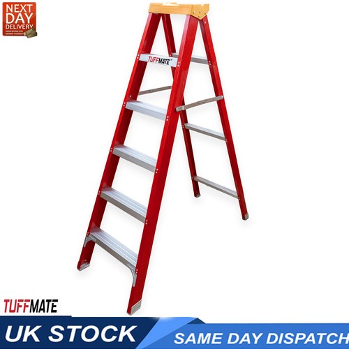 Fibreglass step ladder tread - fibreglass,