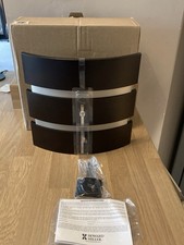 Howard Miller Brown/silver Curved Pendulum Wall Clock New In Box