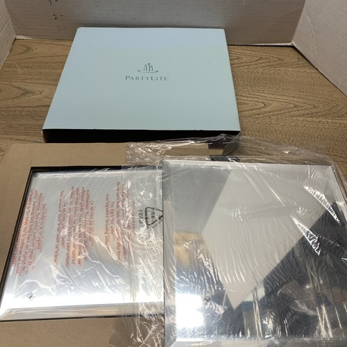 New partylite p7035 beveled - new,