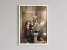 Superhero Comic print Thor