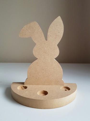 Mdf craft shape wooden - wooden, bunny