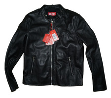 DIESEL L-METALO LEATHER JACKET