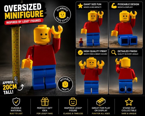 20cm giant mini figure - mini, block