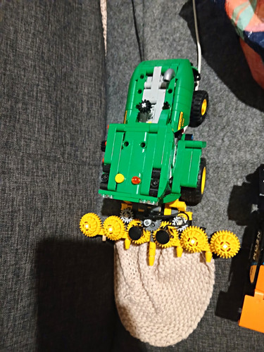 Lego plastic green - plastic,