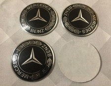 4x Sticker 56mm Mercedes Wheel