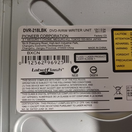 Pioneer dvr 218lbk - pioneer, dvr‑218lbk