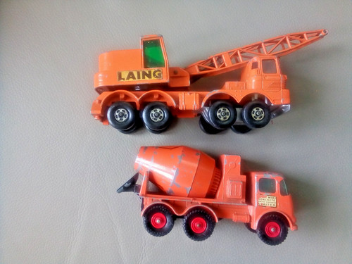 Matchbox crane cement - crane, k-12/cement
