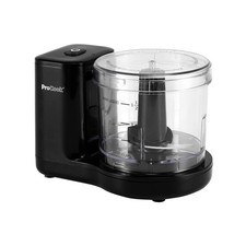 ProCook Mini Food Chopper Stainless Steel with Sharp Chopper Blade Black 9514