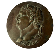 Bronze plaque of Vespasian