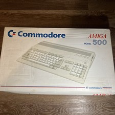 commodore amiga 500 computer boxed