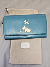 Radley Blue Leather Tri‑Fold
