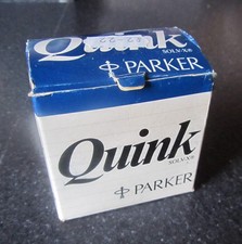 Parker Quink Vintage Ink Bottle and Box