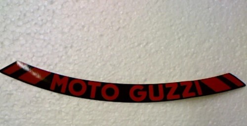 Moto guzzi wheel sticker - guzzi,