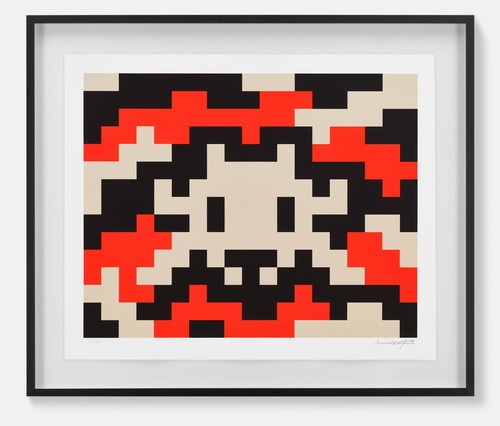 Invader camo m2 framed - camo,