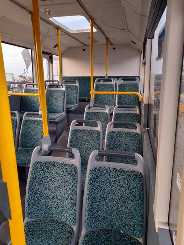 Bus seat twin - , with