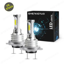 UPGRADE 2pcs H7 LED Headlight Bulbs Kit High Low Beam 6000K White Bright uk 12v