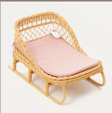 ZARA HOME Brown Rattan Sleigh