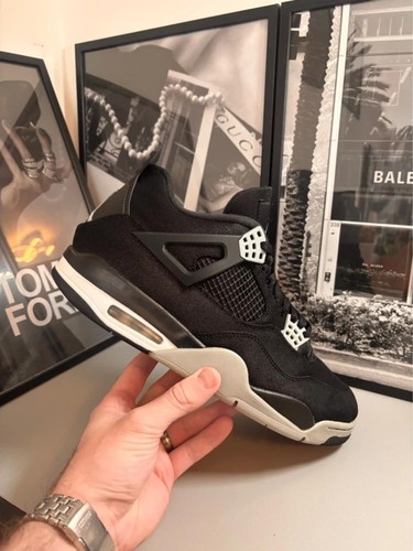 Jordan retro black canvas - jordan, 4