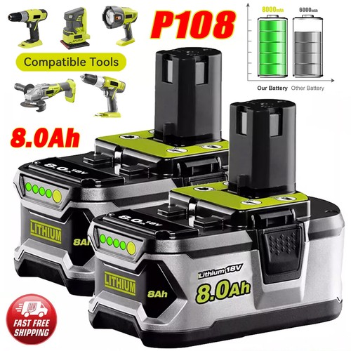Pack 18v 0ah lithium - 18v, 8.0ah