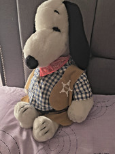 Snoopy 1968 Vintage Cowboy Plush Toy