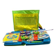 LeapFrog LeapPad Learning System carrying bag 3 books 4 games microphone read de