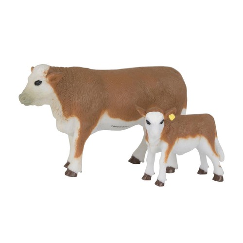 Hereford cow and calf - hereford,