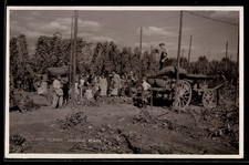 Postcard Hop Picking, Loading