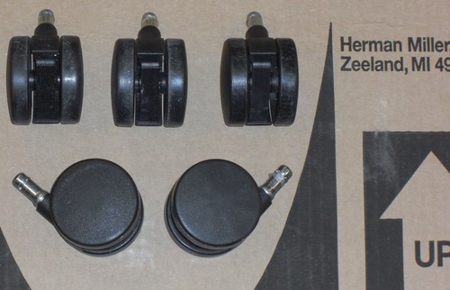 Five standard casters - standard,